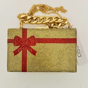 ALESSIA RHINESTONE SHOULDER BAG CLUTCH BAG HAND BAG